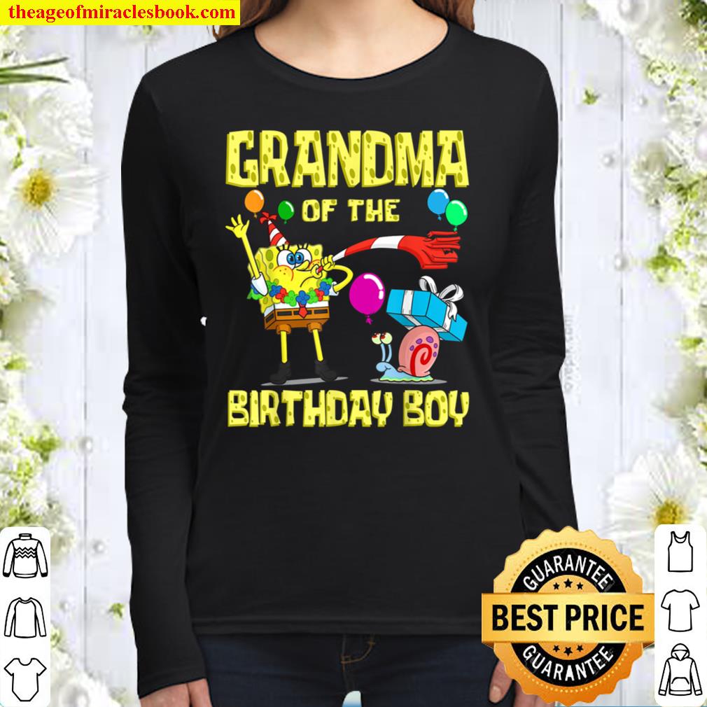 Mademark x SpongeBob SquarePants - SpongeBob Grandma of the Birthday B Women Long Sleeved