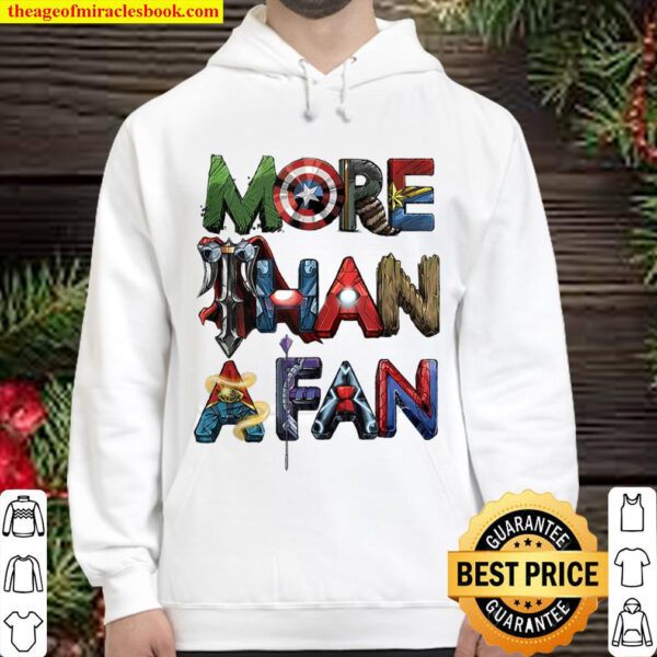 Marvel Avengers More Than A Fan Word Stack Hoodie