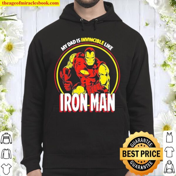 Marvel My Dad Is Invincible Like Iron Man Father’s Day Hoodie