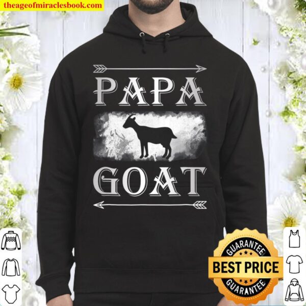 Mens Best Husband Gifts Papa Goat Men Tee Hoodie
