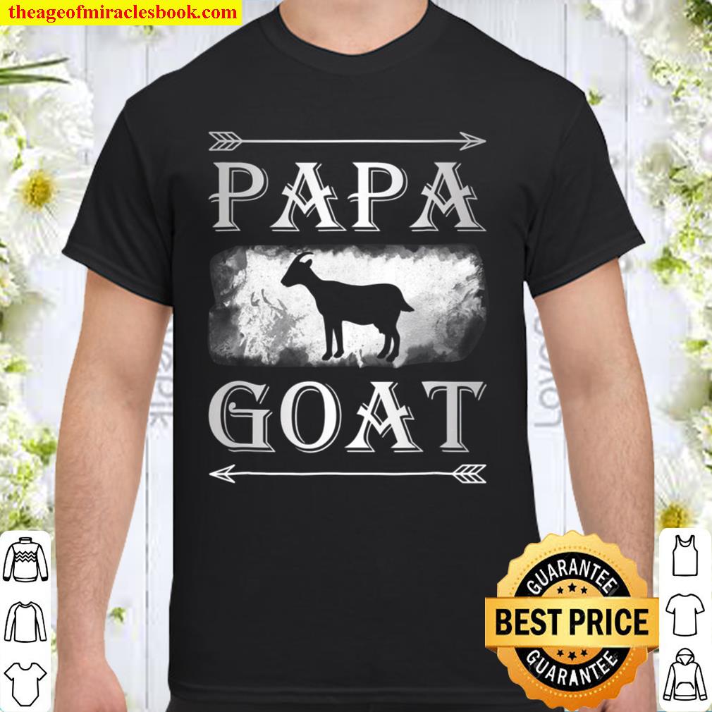Mens Best Husband Gifts Papa Goat Men Tee Shirts