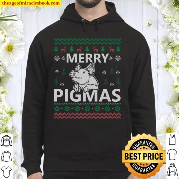 Merry Pigmas Funny Christmas Gifts Hoodie