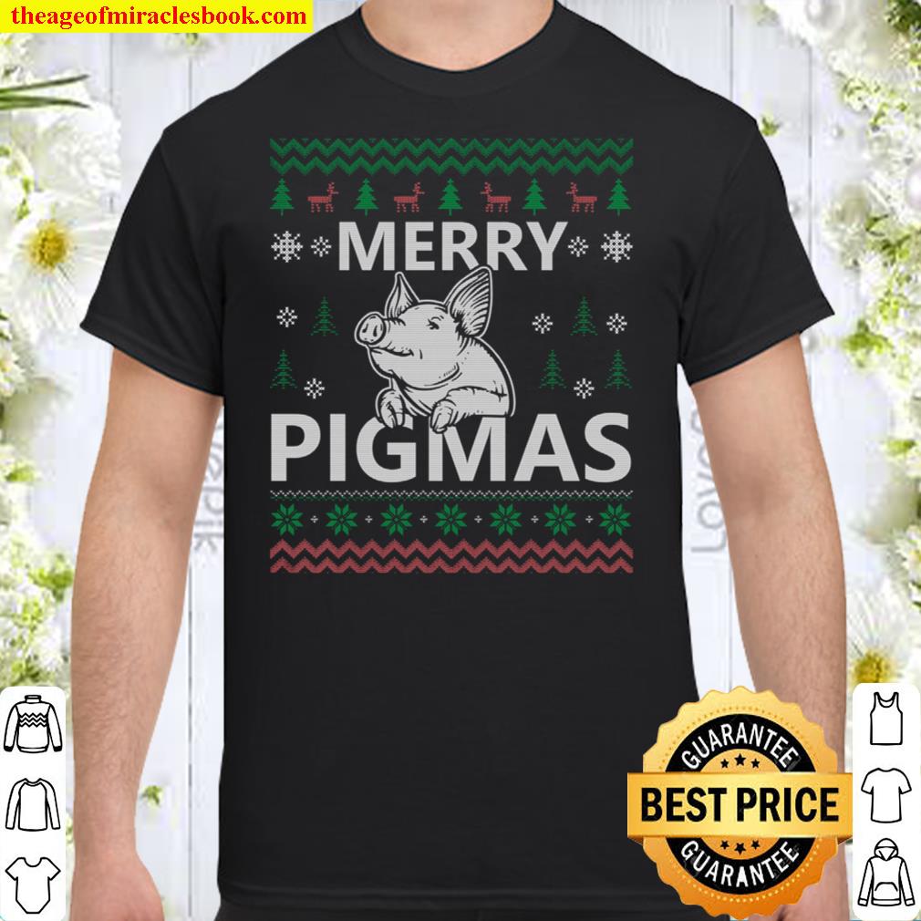 Merry Pigmas Funny Christmas Gifts Shirt