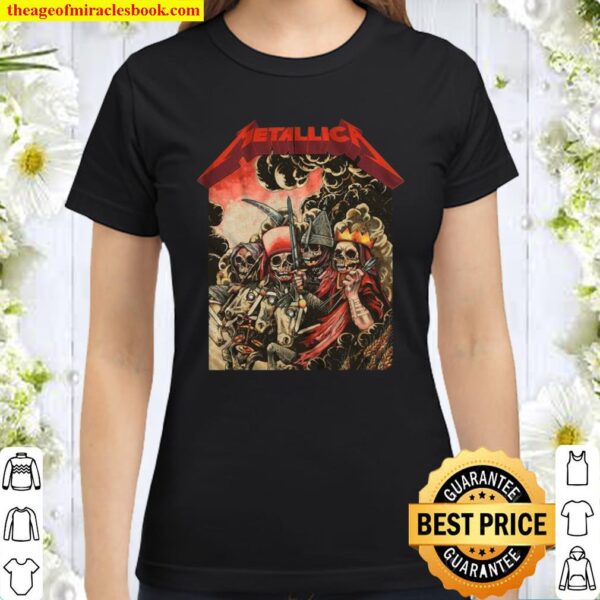 Metallica The Four Horseman T Shirt Mens Licensed Rock N Roll Concert Classic Women T-Shirt