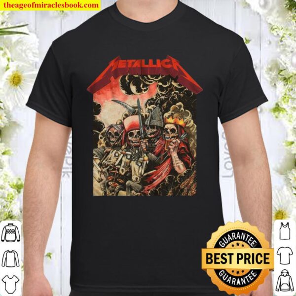 Metallica The Four Horseman T Shirt Mens Licensed Rock N Roll Concert Shirt
