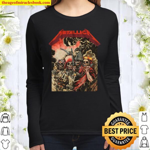 Metallica The Four Horseman T Shirt Mens Licensed Rock N Roll Concert Women Long Sleeved