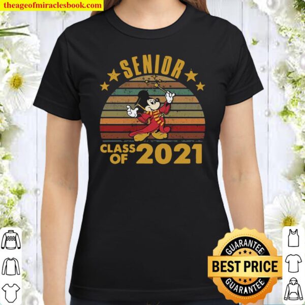 Mickey seniors class of 2021 vintage Classic Women T-Shirt