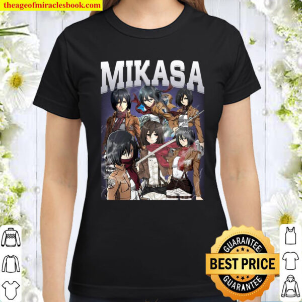 Mikasa Ackerman Attack on Titan Classic Women T Shirt