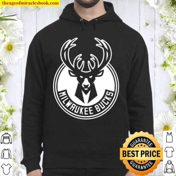 Milwaukee Bucks White Logo Hoodie