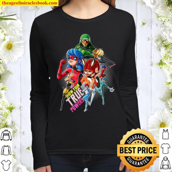 Miraculous Collection Ladybug and All Heroez True Powers Women Long Sleeved