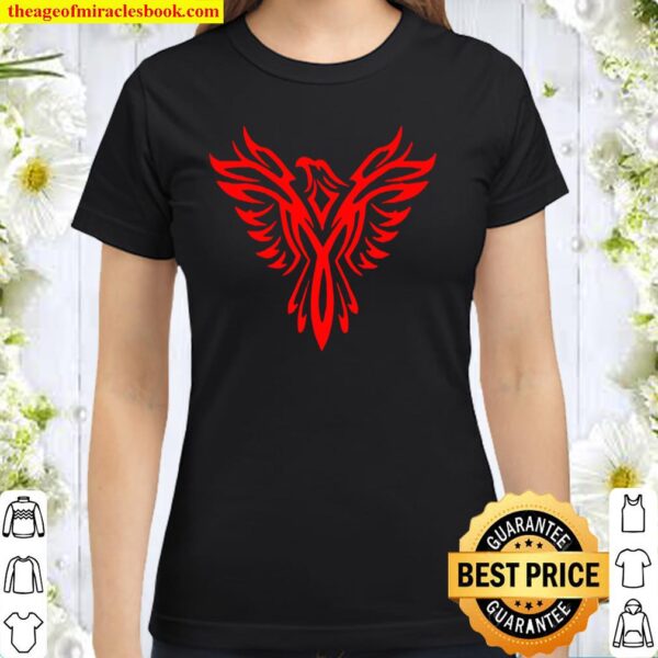 Mythical Phoenix Bird Logo Classic Women T-Shirt