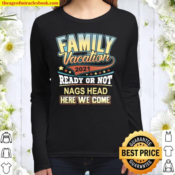 Nags Head Family Vacation 2021 Best Memories Women Long Sleeved