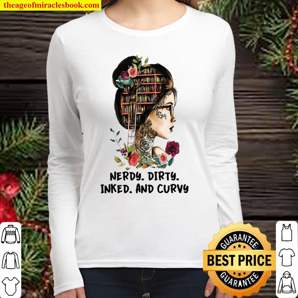Nerdy Dirty Inked And Curvy Women Long Sleeved