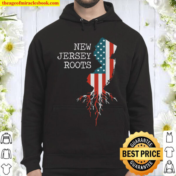 New Jersey Root Vintage American Flag Men Women Gifts Hoodie