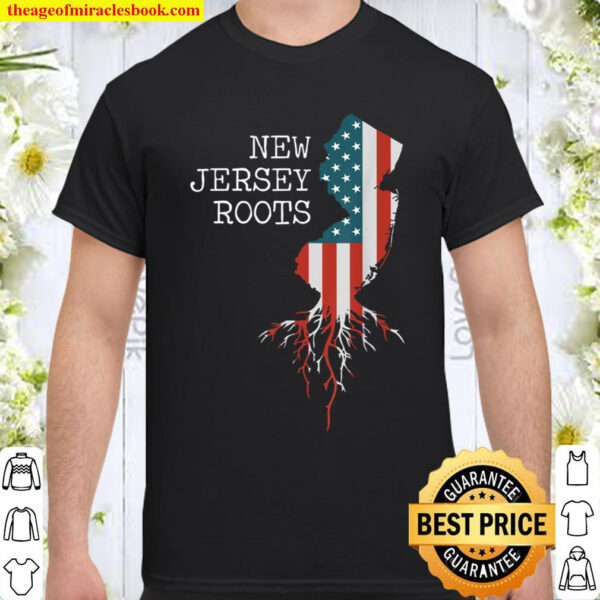 New Jersey Root Vintage American Flag Men Women Gifts Shirt