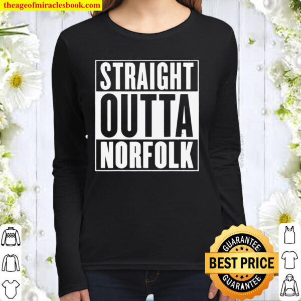 Norfolk Straight Outta Norfolk Women Long Sleeved