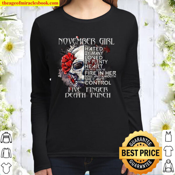 Novemver Girl Five Finger Death Punch Women Long Sleeved