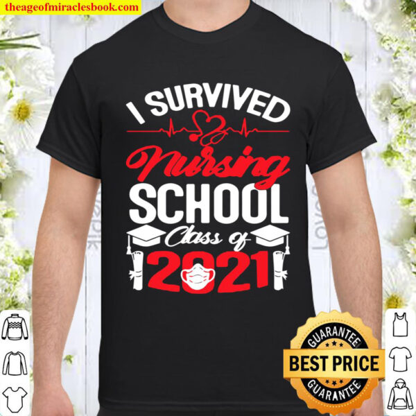 Nurse Grad Class Of 2021 Cool Nursing Graduate 21 Face Mask Shirt
