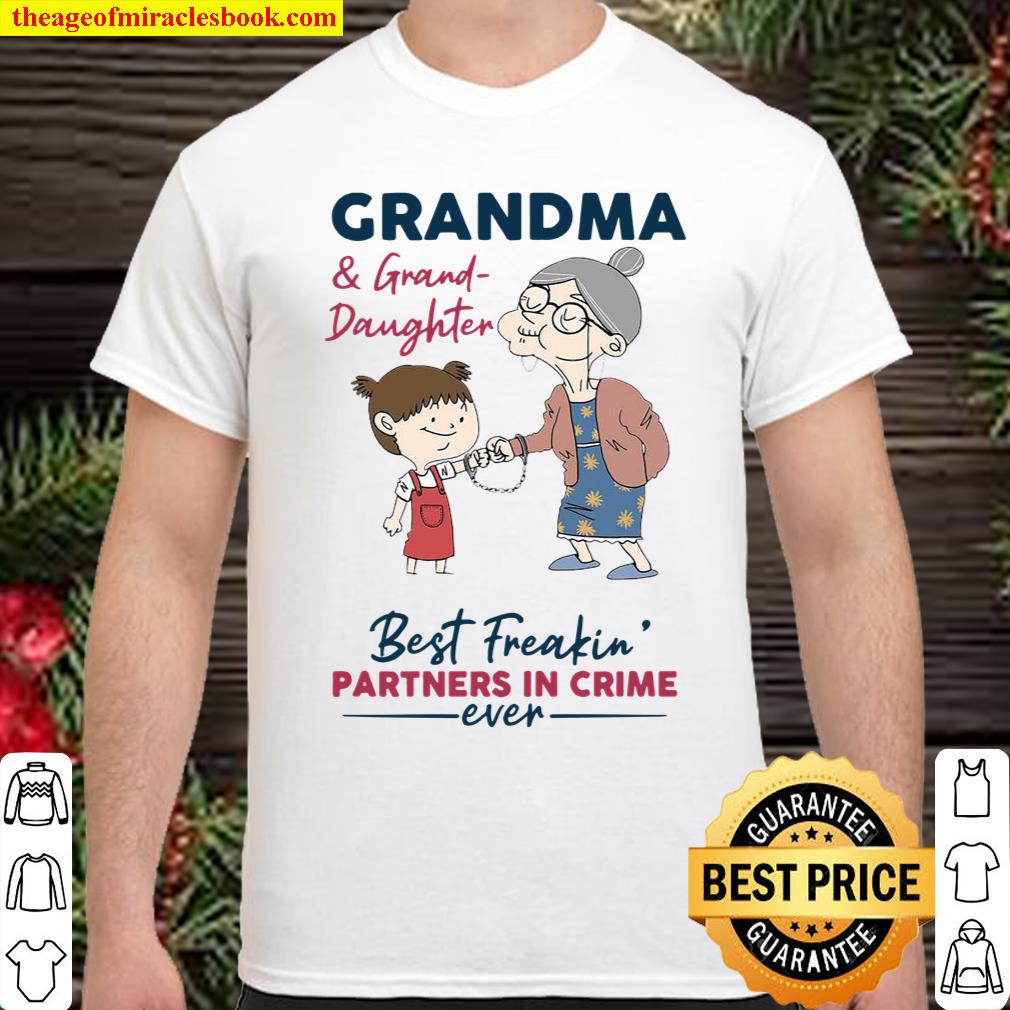Official Grandma And Granddaughter Best Freakin’ Partners In Crime Eve Shirt
