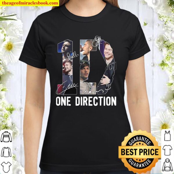 One Direction signature Classic Women T-Shirt