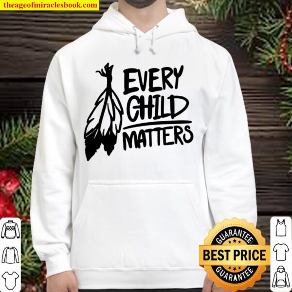 Orange Shirt Day , Every Child Matters, words of equality Hoodie