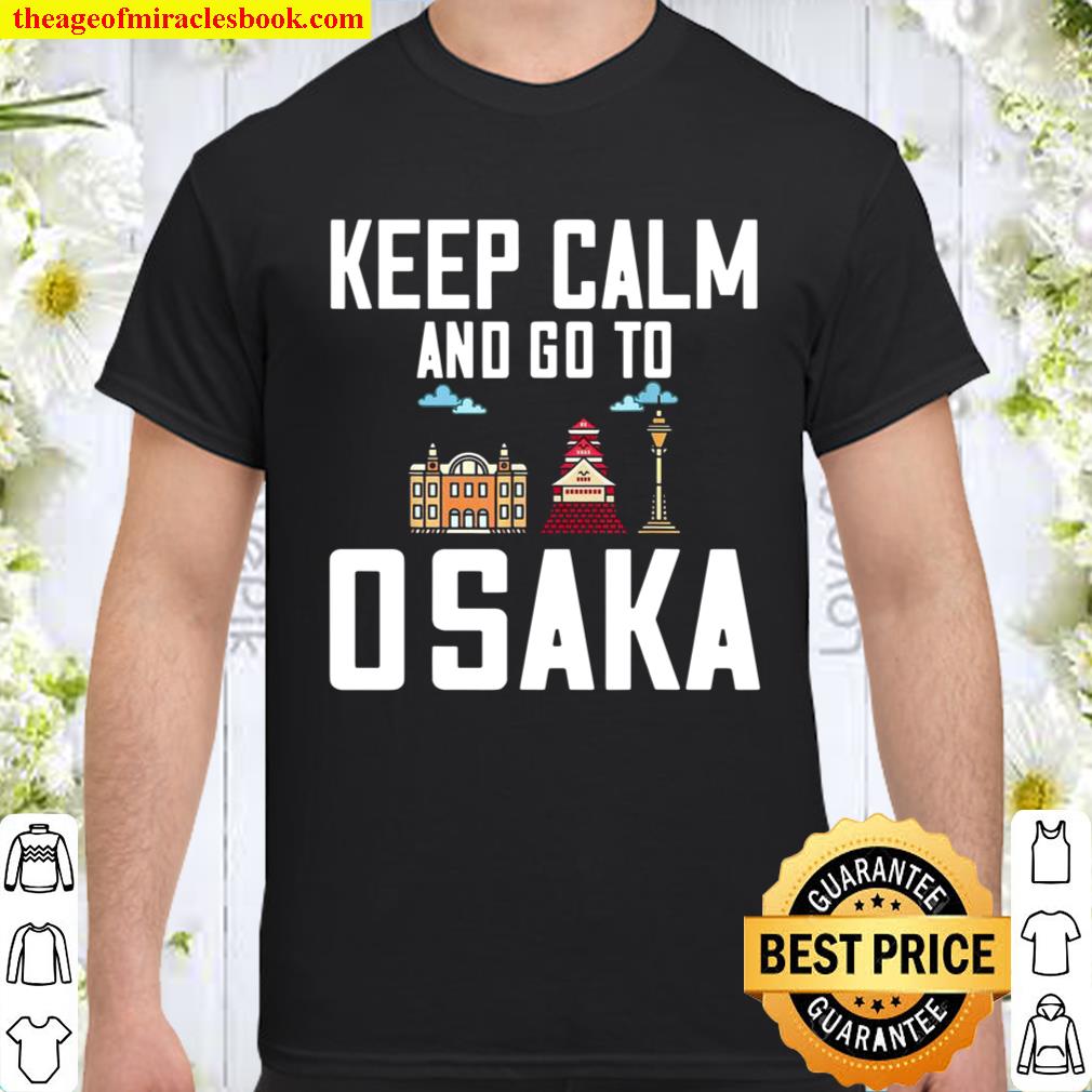 Osaka Japan City Skyline Map Travel Shirt