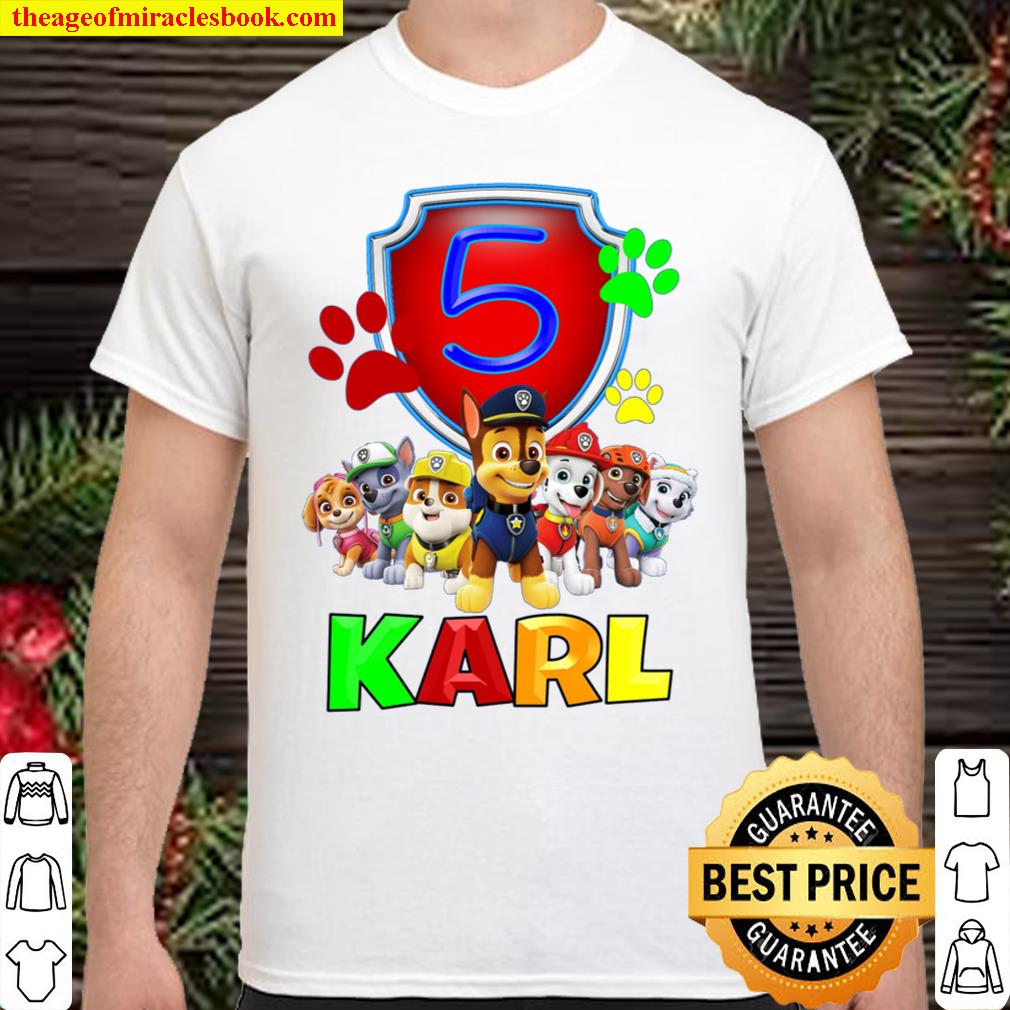 Paw Patrol Karl Birthday Shirt