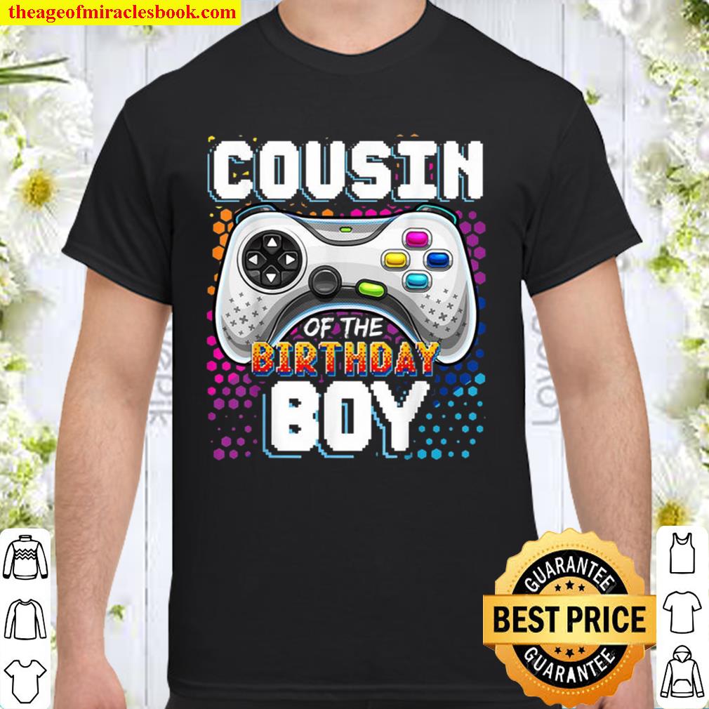 Personalized Cousin of the Birthday Boy Matching Video Game Birthday G Shirt