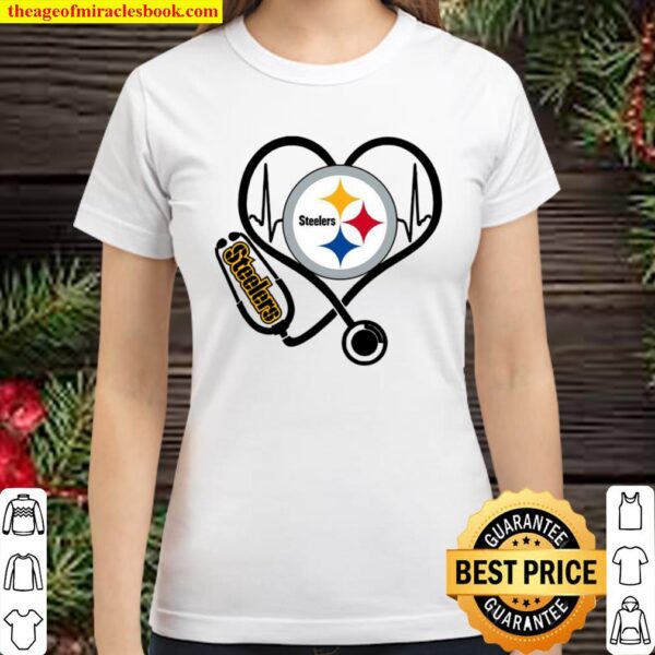 Pittsburgh Steelers Stethoscope Classic Women T-Shirt