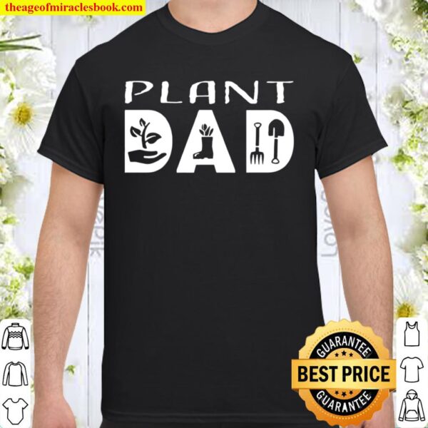 Plant Dad T-Shirt, Plant Daddy Botanical Shirt