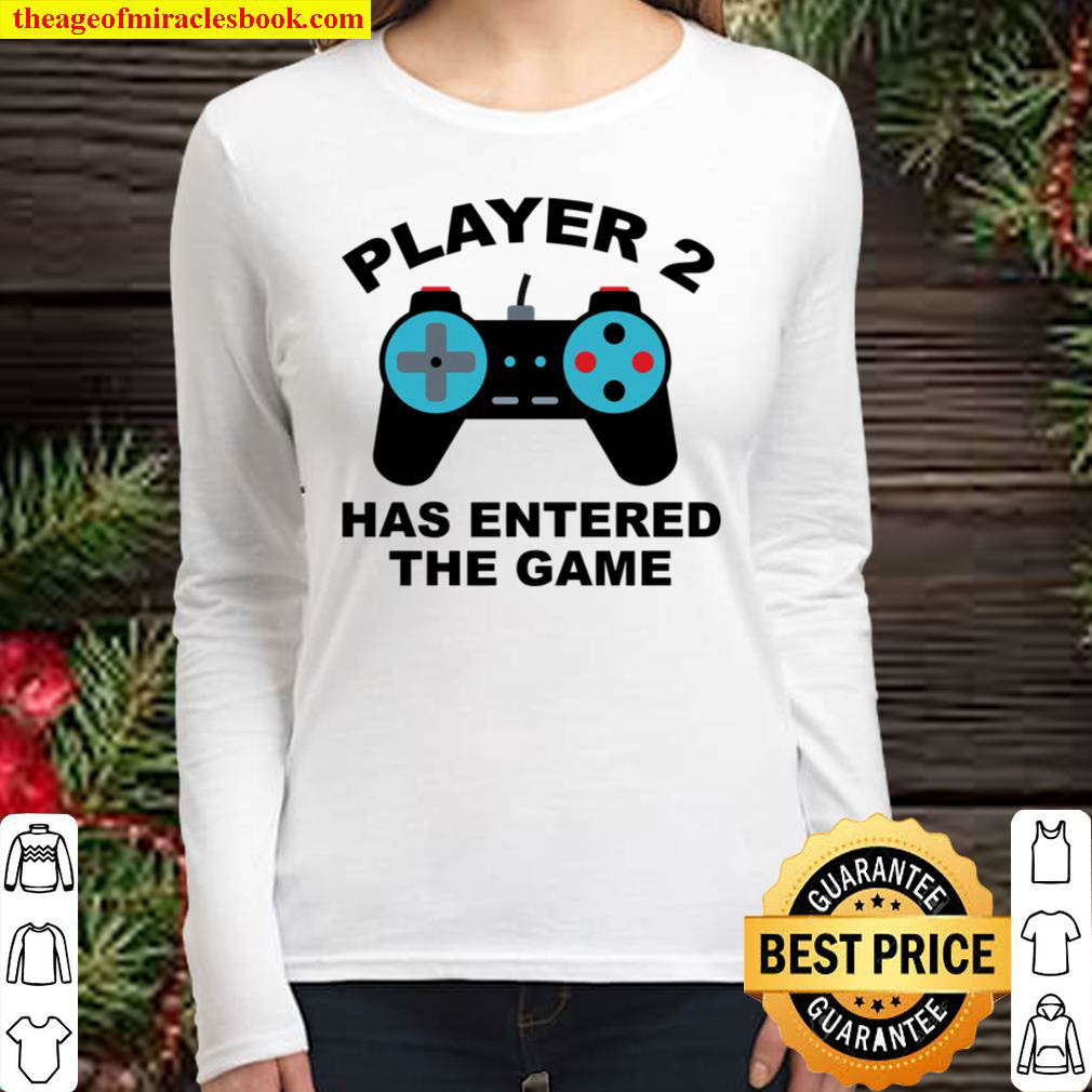 Player 2 Has Entered the Game Gerber Onesie Women Long Sleeved