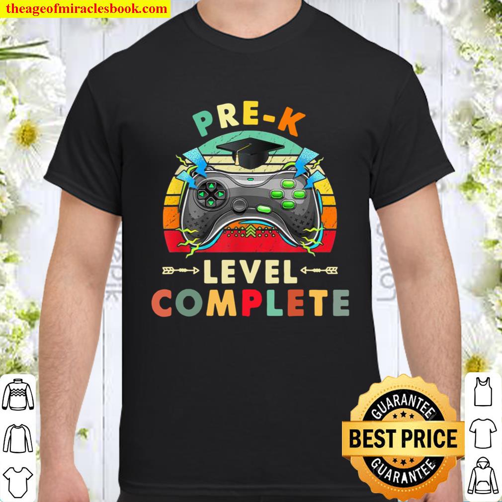 PreK Graduation Shirt Level Complete Video Gamer Shirt