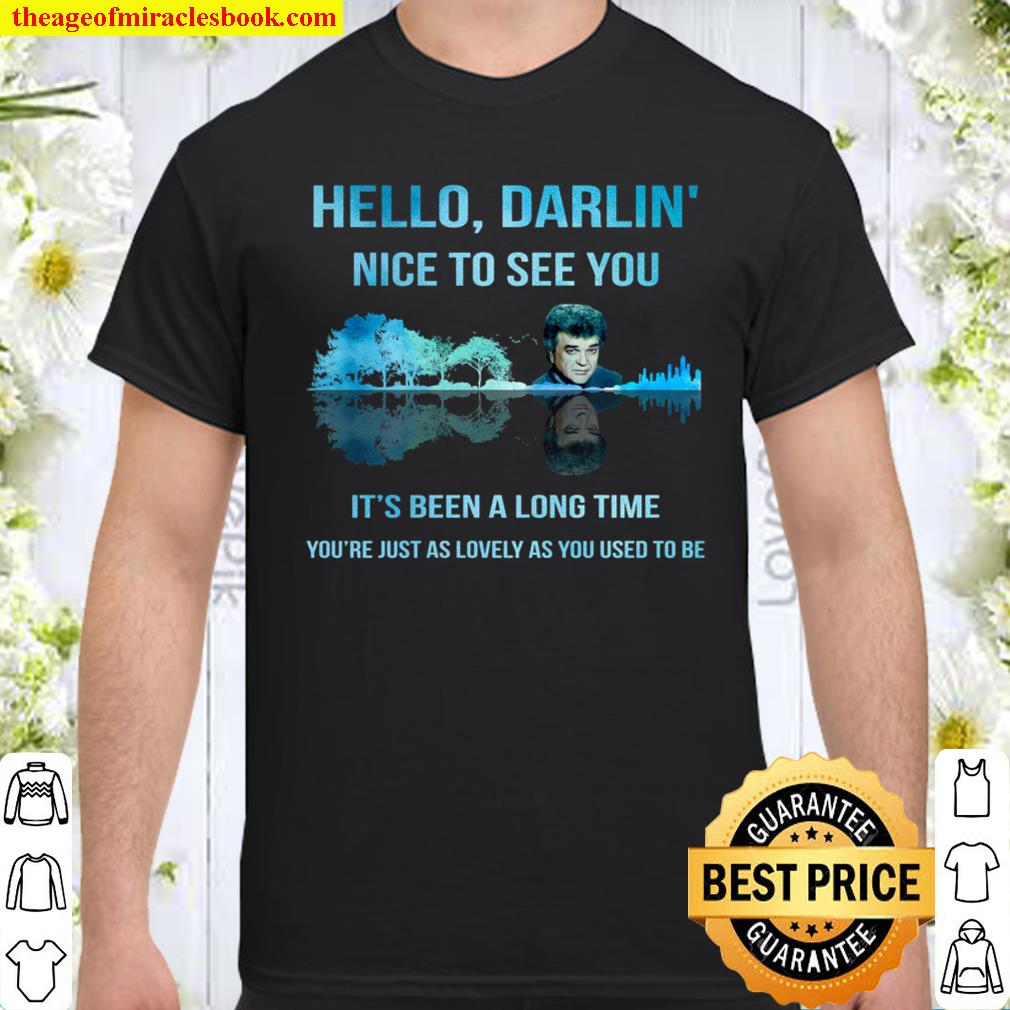 Premium Conway Twitty Hello Darlin’ Nice To See You Guitar Lake Shirt