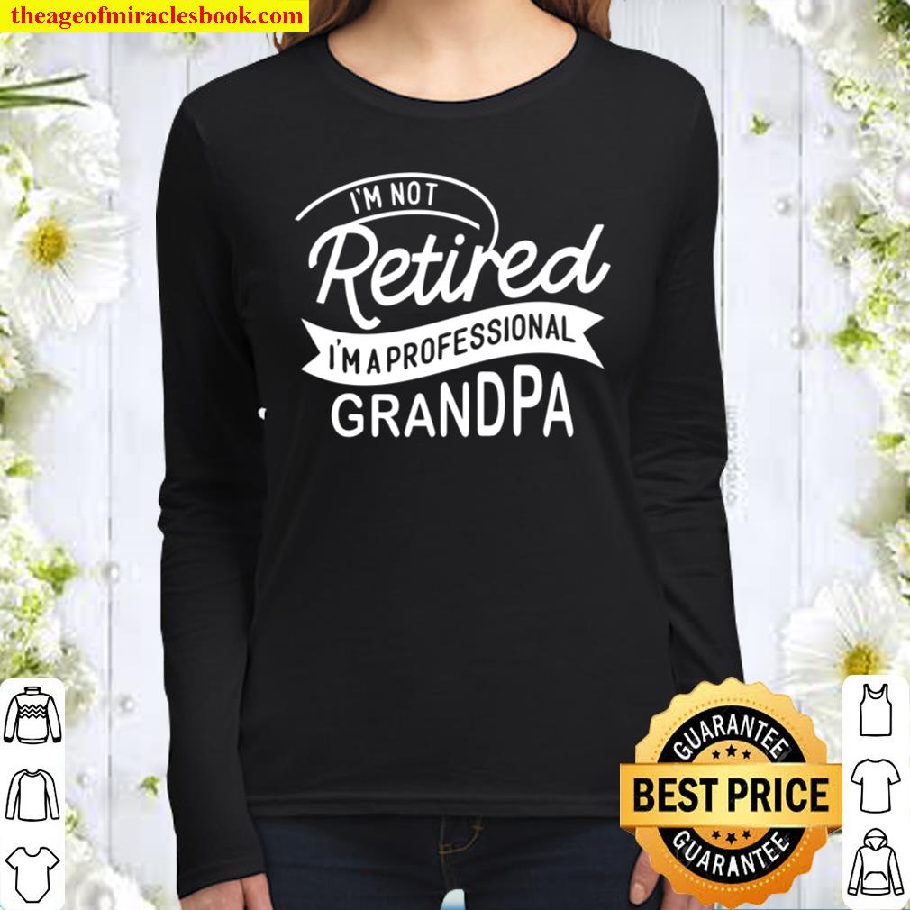 Professional Grandpa Shirt, Grandpa Women Long Sleeved
