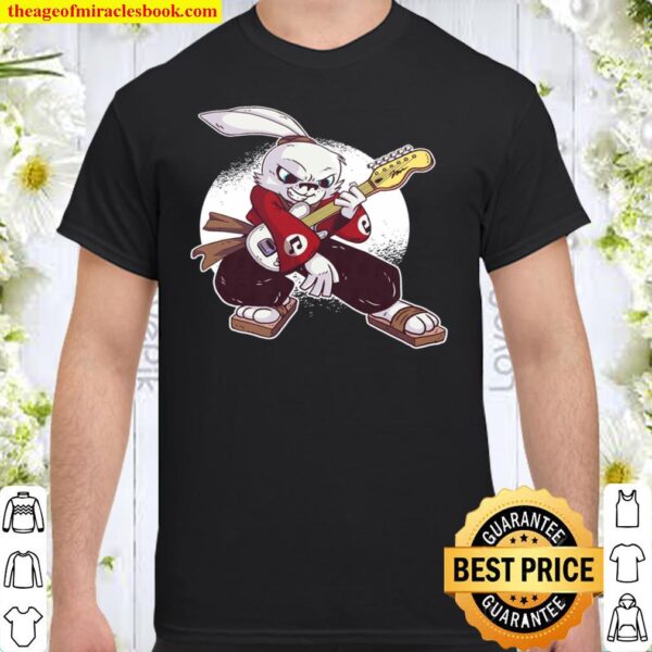 Rabbit Plays Guitar Shirt