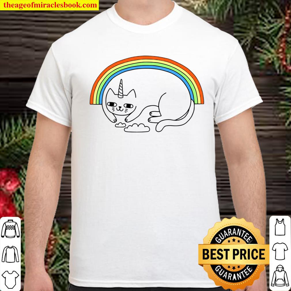 Rainbow-Unicorn-Kitten Shirt