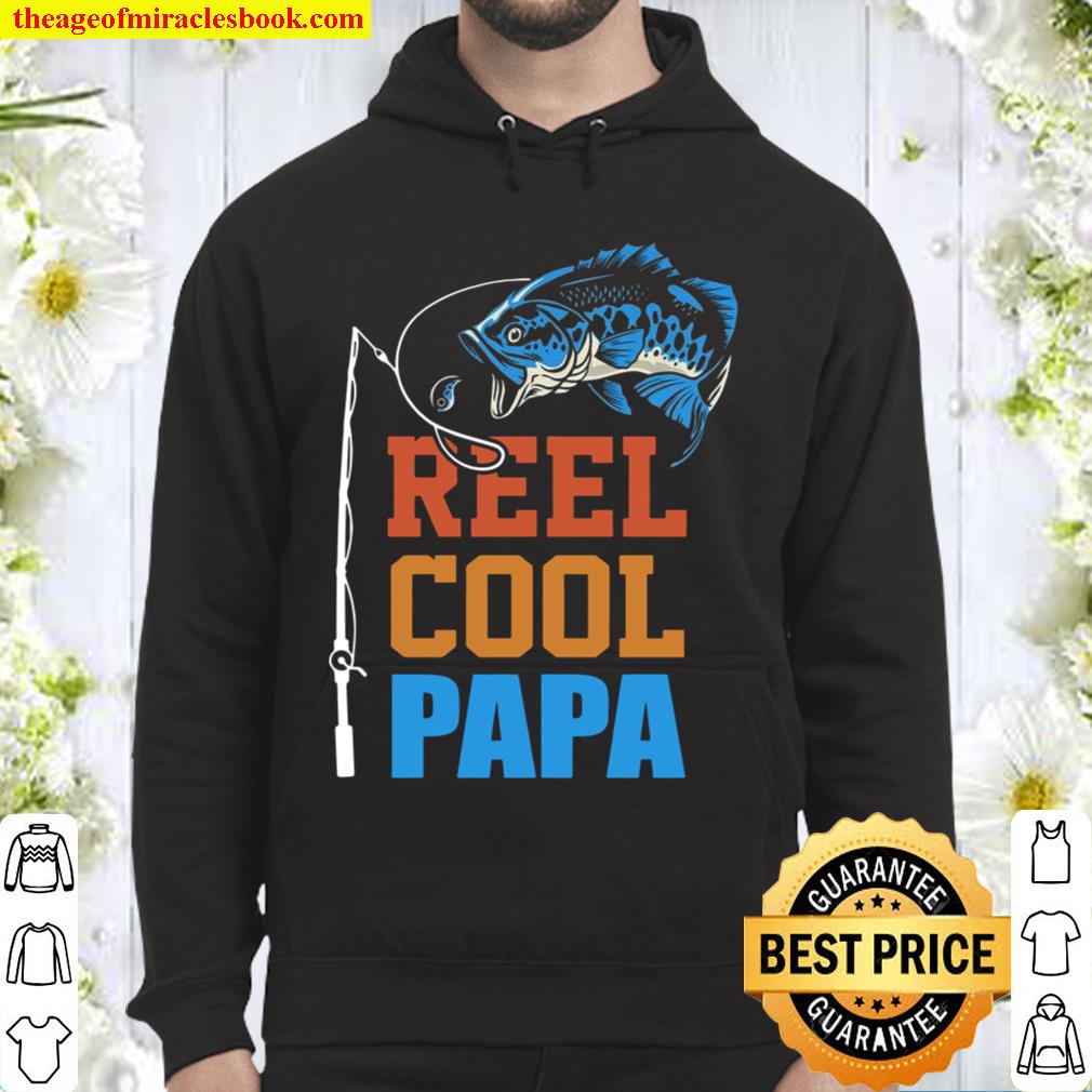 Reel Cool Papa Unisex Softstyle Shirt, Hoodie, Long Sleeved
