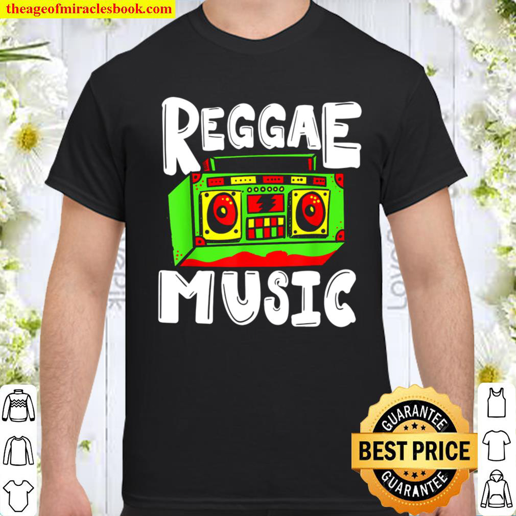 [Best Sellers] – Reggae Music Boombox Rastafari Jamaican shirt