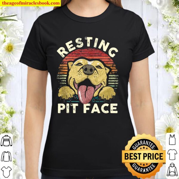 Resting Pit Face Classic Women T-Shirt