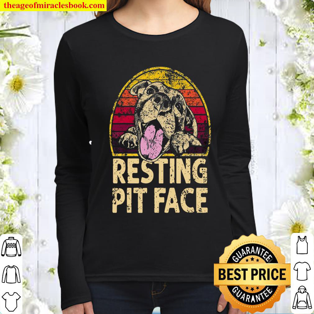 Resting Pit Face Women Long Sleeved 1