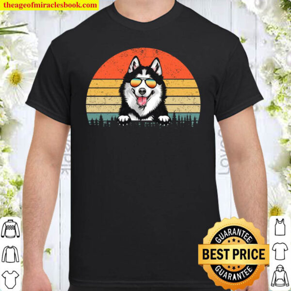 Retro Sunset Husky Shirt