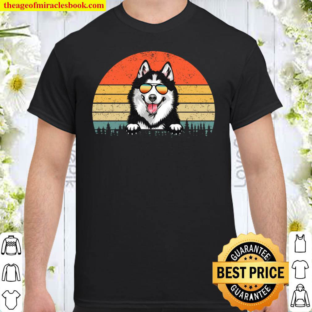 Retro Sunset Husky Shirt