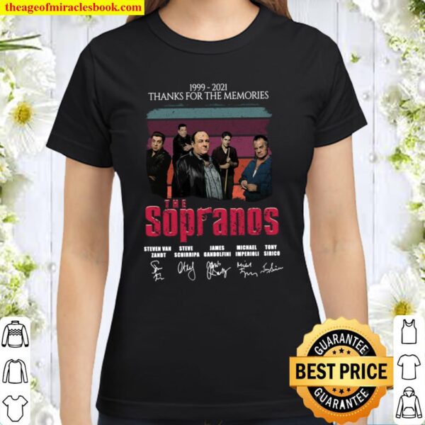 Retro The Sopranos Homage T-shirt, Series Movie HBO The Sopranos Classic Women T-Shirt