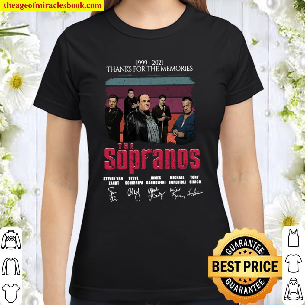 Retro The Sopranos Homage T-shirt, Series Movie HBO The Sopranos T