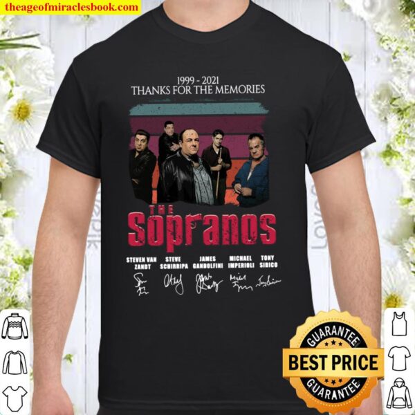 Retro The Sopranos Homage T-shirt, Series Movie HBO The Sopranos Shirt