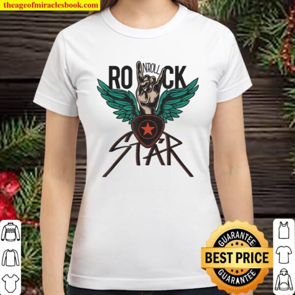 Rock Music Forever Rock Star Classic Women T-Shirt