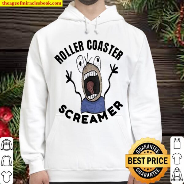 Roller Coaster Screamer Loves The Thrill Of The Ride Hoodie