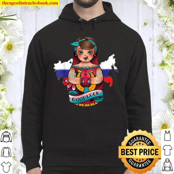 Russland-Flagge Russland Matryoshka CCCP Putin Geschenk Hoodie