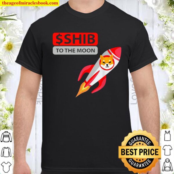 $SHIB to the Moon Shiba Inu Crypto Shirt