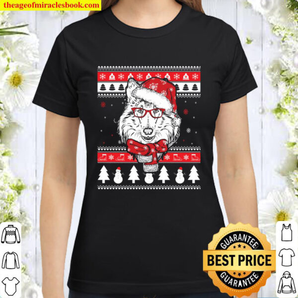 Shetland Sheepdog Funny Dog Ugly Christmas Gift Classic Women T Shirt